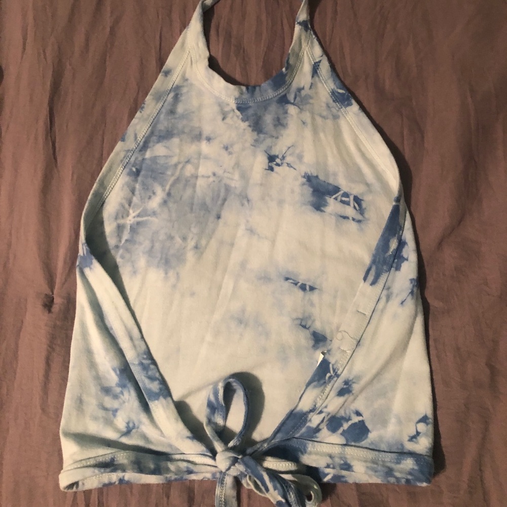 Tie Dye Backless Halter